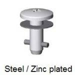 V5S21-*AGV - Cross recess head stud - steel/zinc plated