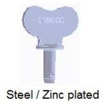 5S10-*C - Fixed wing head stud - steel/zinc plated