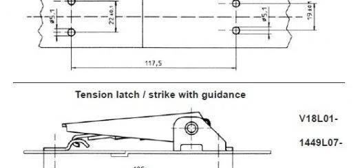 Camloc latches V18L